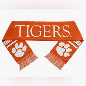 Tradition Scarves Clemson Tigers Fringed Scarf Neck Wrap 60" x 8" Reversible